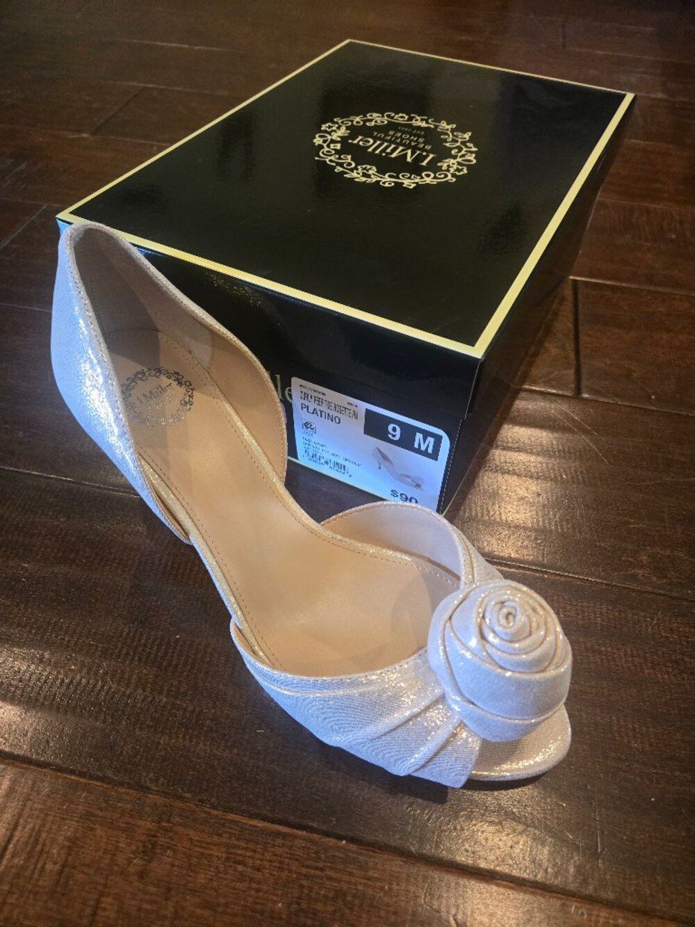 I. Miller Platino Kitten Heel Pumps